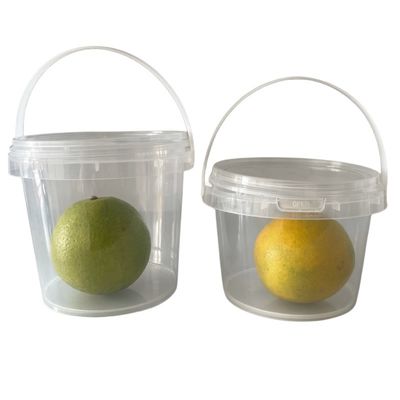 200ml 300ml 500ml 750ml 1L プラスチックバケツ 蓋とハンドル 熱伝送印刷