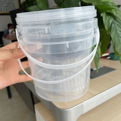 シルクスクリーン/熱伝送/IML印刷 蓋付きPPバケツ 汎用的で実用的です