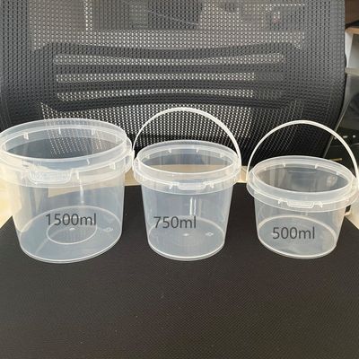シルクスクリーン/熱伝送/IML印刷 蓋付きPPバケツ 汎用的で実用的です