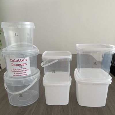300ml 500ml 750ml 1L 透明なバケツ食品容器 スナックや移動中の食事のために理想的です