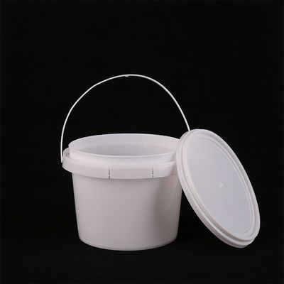 シルクスクリーン/熱転送/IML印刷 蓋付きプラスチックバケツ 500ml 食品バケツ 1.0-2.5mm 厚さ