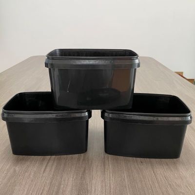 3L長方形 白色プラスチックバケツ 蓋の厚さ 1.0~2.5MM 価格も手頃