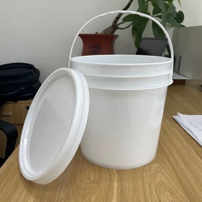 ポリプロピレン素材 丸または四角形 3L 5L 蓋付き食品容器 プラスチックバケツ