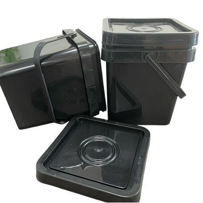 5L 方形のプラスチックバケツバケツ 種子包装用にカスタマイズされ再利用可能