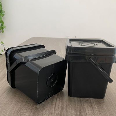 5L 方形のプラスチックバケツバケツ 種子包装用にカスタマイズされ再利用可能