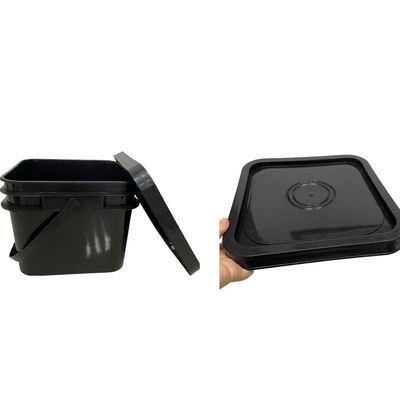 5L 6L 8L 10L HDPE プラスチックの四角バケツをリサイクルする