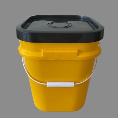 25L スクエアプラスチックバケツとシルクスクリーン/熱転送/IML印刷