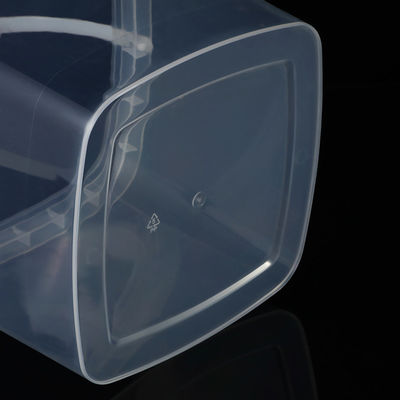 2L 3L 5L 8L 10L クリアなプラスチックバケツ 簡単に開閉蓋をカスタマイズ丸