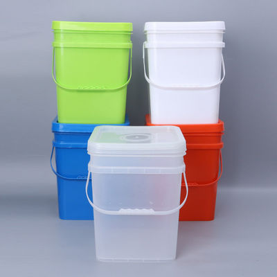 バケツ蓋付き リサイクル 方形 プラスチック 容器 汎用 印刷 耐久 デザイン