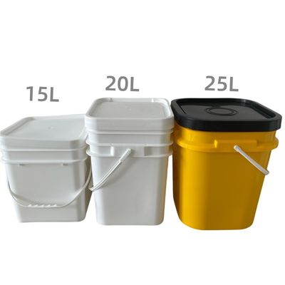 GAP/ISO/FDA認証とカスタマイズ可能なデザインの20Lスクエアプラスチック容器