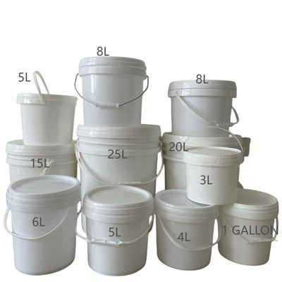 オーダーメイド 1L 2L 3L 4L 5L 6L 7L 8L 10L ラウンドプラスチックバケツ