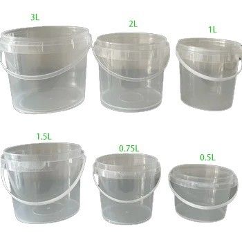 オーダーメイド 1L 2L 3L 4L 5L 6L 7L 8L 10L ラウンドプラスチックバケツ