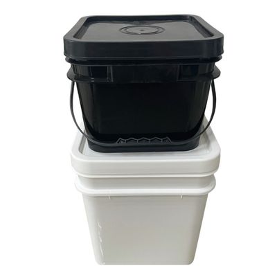 4L 5L 8L プラスチックバケツ 蓋とハンドル付きのプラスチックバケツ