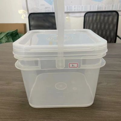 4L 5L 8L プラスチックバケツ 蓋とハンドル付きのプラスチックバケツ