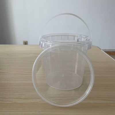 漏れ防止 カスタムプラスチックバケツ 4L 5L 8L 10L 16L 蓋付き食品容器