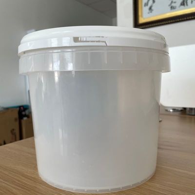 4L 透明プラスチックバケツ 蓋付き 実用的で多用的な道具保管