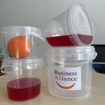 簡単 に 開ける 食物 桶 白い プラスチック 容器 と 蓋 を 備えた 持ち出物 容器