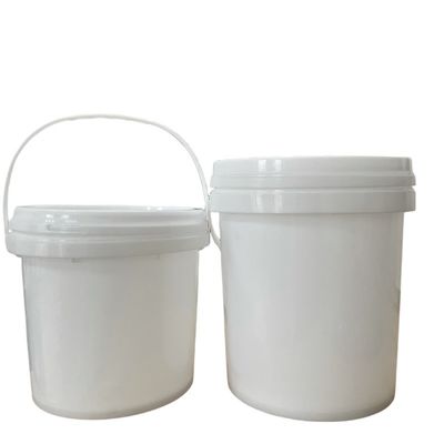 簡単に開ける白色プラスチックバケツ 蓋の収納厚さ1.0MM-2.5mm 長持ち