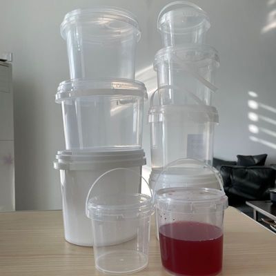 簡単に開ける白色プラスチックバケツ 蓋の収納厚さ1.0MM-2.5mm 長持ち