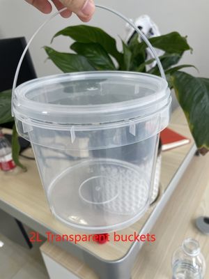 化学品 1L-5L クリアバケツ ポップコーンバケツ GAP/ISO/FDA証明書