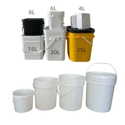 1L-25L 漏れ防止蓋付きのプラスチック植物バケツ 耐久性があり,厚さ1.0-2.5MM