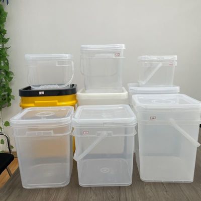 15L プラスチックのバケツ 清らかな方角バケツ 食品安全 オーダーメイド印刷 厚さ1.0〜2.5MM