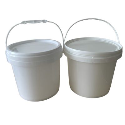 オーダーメイド ロゴ 黄色 HDPE 1 ガロン アイスクリームパッケージングのためのプラスチックバケツ