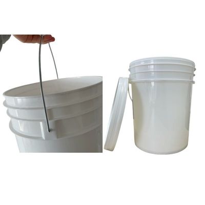 5L 5ガロンバケツ 20L 食品用蓋付きプラスチックバケツ GAP/ISO/FDA認定 黄色