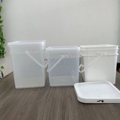 1 ガロン方形のバケツとボトルとプラスチックバケツ カスタム印刷 熱転送 IML