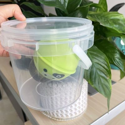 オーダーメイド 丸 300ml 500ml 750ml 1L クリアなプラスチックバケツバケツ オーダーメイドサイズ