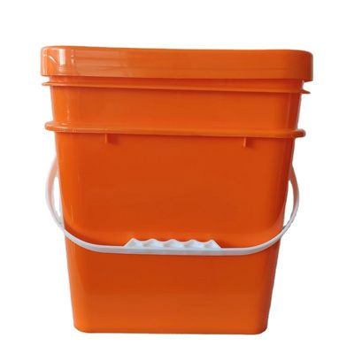 ビスケットコンテナ 15L 広形プラスチックバケツ HDPE素材と印刷デザイン
