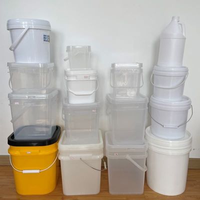ビスケットコンテナ 15L 広形プラスチックバケツ HDPE素材と印刷デザイン