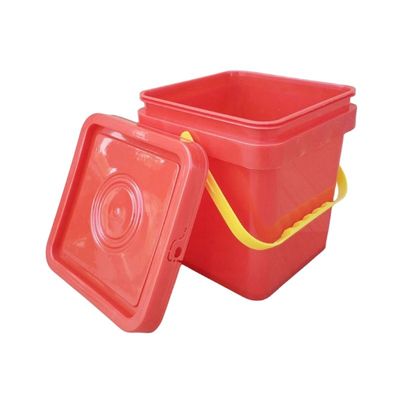パーソナライズ 防腐 PP HDPE プラスチックバケツ 5 ガロン 6 ガロン プラスチックバケツ 蓋付き