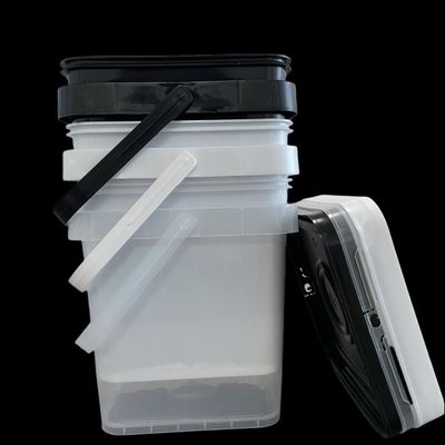 飲み物包装用 広角プラスチックバケツ 全サイズ 5L 15L 厚さ 1.0〜2.5MM