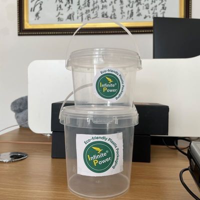 食品グレードのアイスクリームとチーズ容器のための耐久性のあるPPクリアバケツ