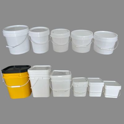 IML印刷と熱転送印刷とカスタマイズされた1L-25L丸いプラスチックバケツ