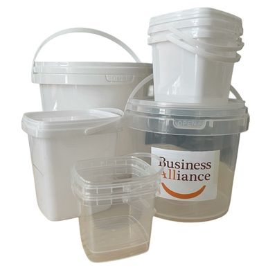 食品容器 梱包 GAP/ISO/FDA 証明書付き HDPE パーソナライズされたプラスチックバケツ