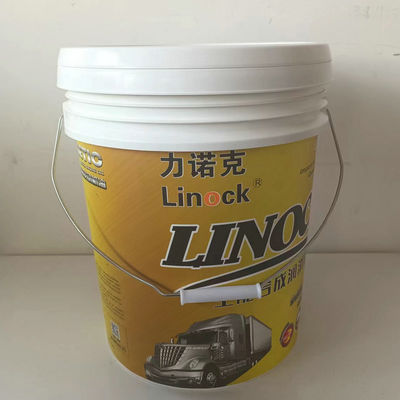 リサイクル カスタマイズ 15L プラスチックバケツ 蓋付き 硬いバケツ 金属ハンドル
