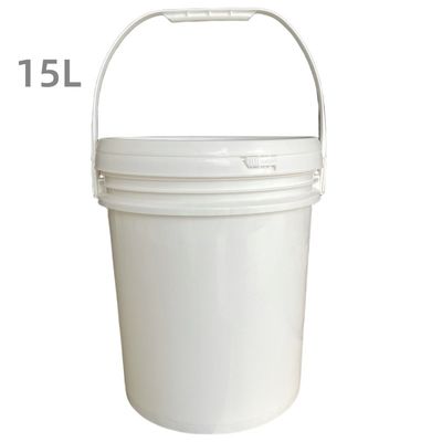 リサイクル カスタマイズ 15L プラスチックバケツ 蓋付き 硬いバケツ 金属ハンドル