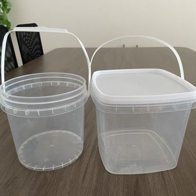 1L 2L 4L 10L 15L 18L 20L プラスチック容器 牛乳 ヨーグルト ピクルス 丸い白いバケツ