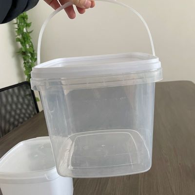 アイスクリーム容器 蓋とハンドルの厚さ1.0〜2.5MMの食品グレードのプラスチックバケツ