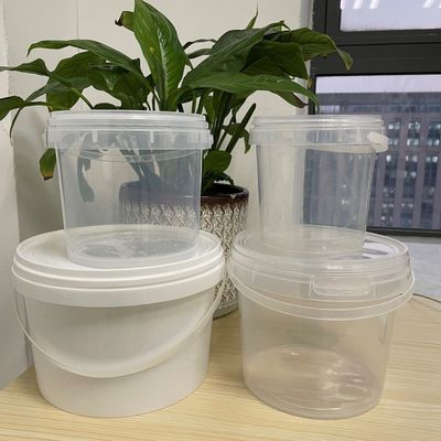 1L 2L 4L 5L 丸いプラスチックバケツ 蓋付き長方形のバケツ カスタムLOGO印刷バケツ