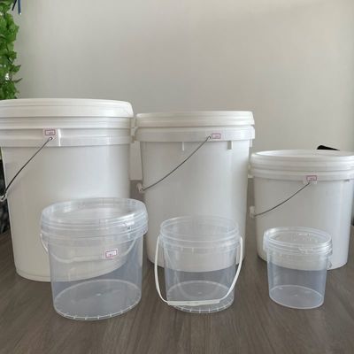 1L 2L 4L 5L 丸いプラスチックバケツ 蓋付き長方形のバケツ カスタムLOGO印刷バケツ