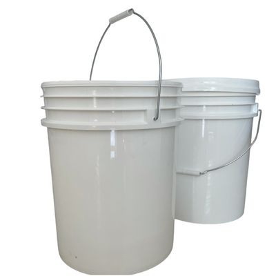 5L 10L 20L メタルハンドル透明またはカスタム印刷付きの重用プラスチックバケツ