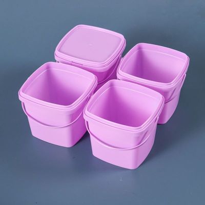 カスタム 300ml 500mL 750ml ヨーグルトアイスクリーム ガーリックペーストとソースのための蓋付きのプラスチックバケツ