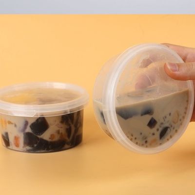 200ml 300ml 500mL 750ml 1L カスタムプラスチックバケツ 化学薬品用の蓋付き容器