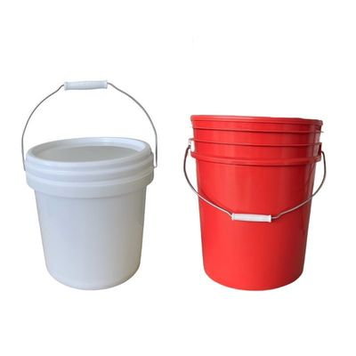 カスタマイズ 1-25L プラスチックバケツ 蓋とハンドル 耐久性のある抗衝撃貯蔵ソリューション
