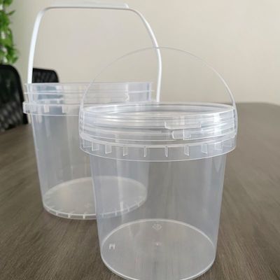 耐久的で実用的な蓋付きの工業用HDPEプラスチックバケツ 3.8L