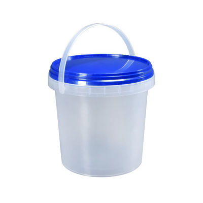 1L アイスクリームとヨーグルト用のプラスチックタン 赤色 IML印刷 1.0-2.5MM厚さ