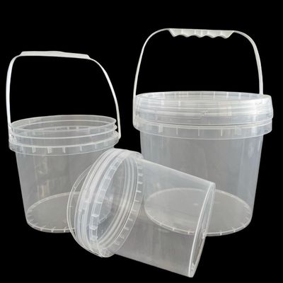 食品 貯蔵 バケツ コンテナ 蓋とIML 印刷付きのあらゆる用途のプラスチックタン